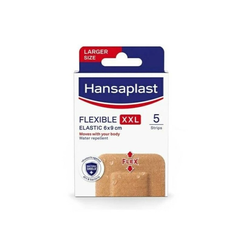 HANSAPLAST - FLEXIBLE XXL Ελαστικά Επιθέματα (6x9cm) - 5τεμ.